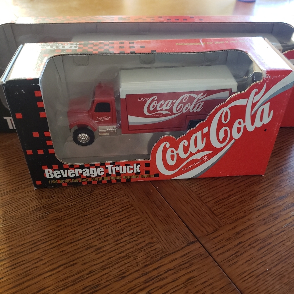 Coca cola beverage truck